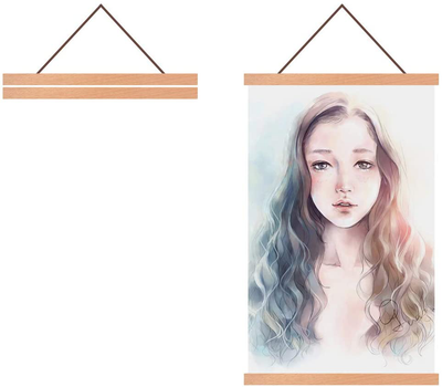 Radezon 12x16 12x18 11x17 Poster Frame, Magnetic Poster Frame Hanger for Photo Picture Canvas Artwork Wall Hanging (12 inch)