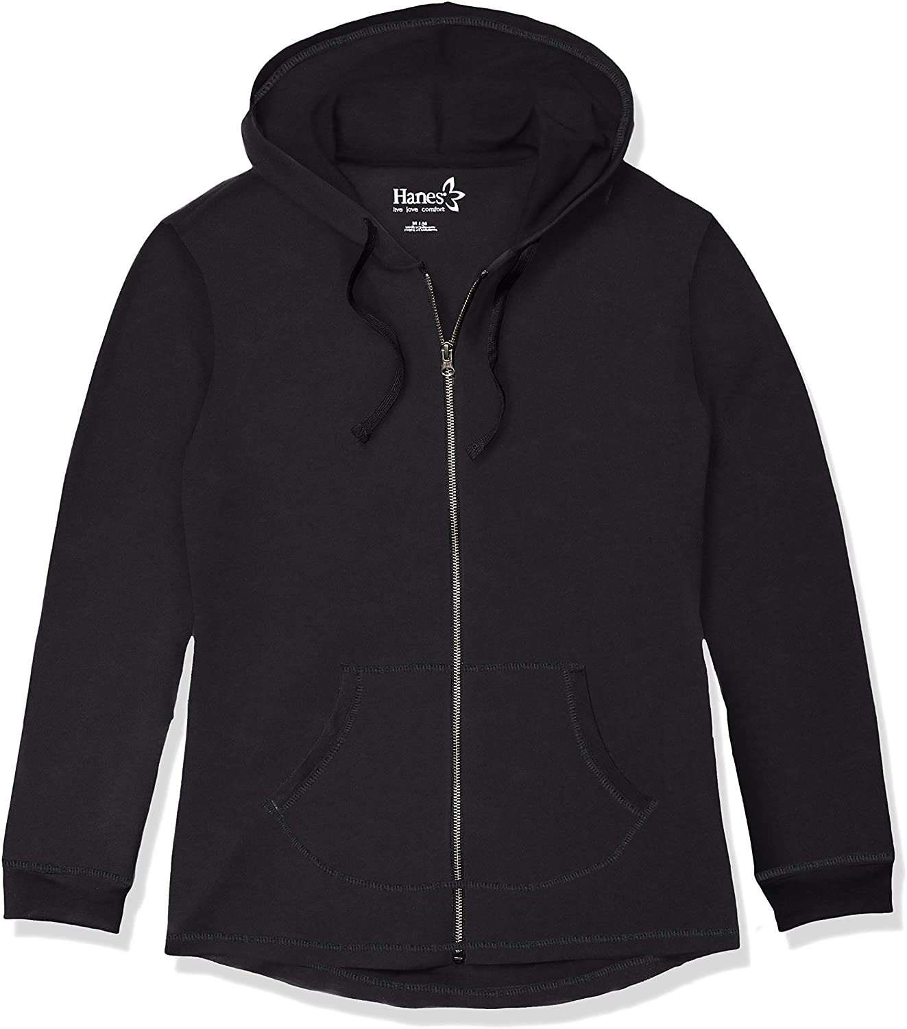 Hanes womens French Terry Full-zip Hoodie