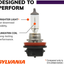 SYLVANIA - H11 XtraVision - High Performance Halogen Headlight Bulb, High Beam, Low Beam and Fog Replacement Bulb (Contains 2 Bulbs) (H11XV.BP2)