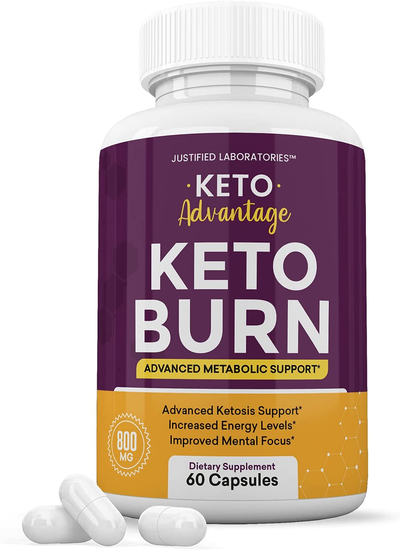 Keto Advantage Keto Burn Pills Includes Apple Cider Vinegar Gobhb Exogenous Ketones Advanced Ketogenic Supplement Ketosis Support for Men Women 60 Capsules