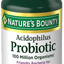 Nature’S Bounty Acidophilus Probiotic, Daily Probiotic Supplement, Supports Digestive Health, 1 Pack, 120 Tablets