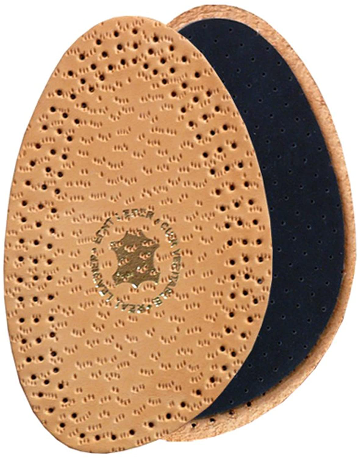 Kaps Halfix Half Insoles - Comfortable Premium Tan Leather & Latex
