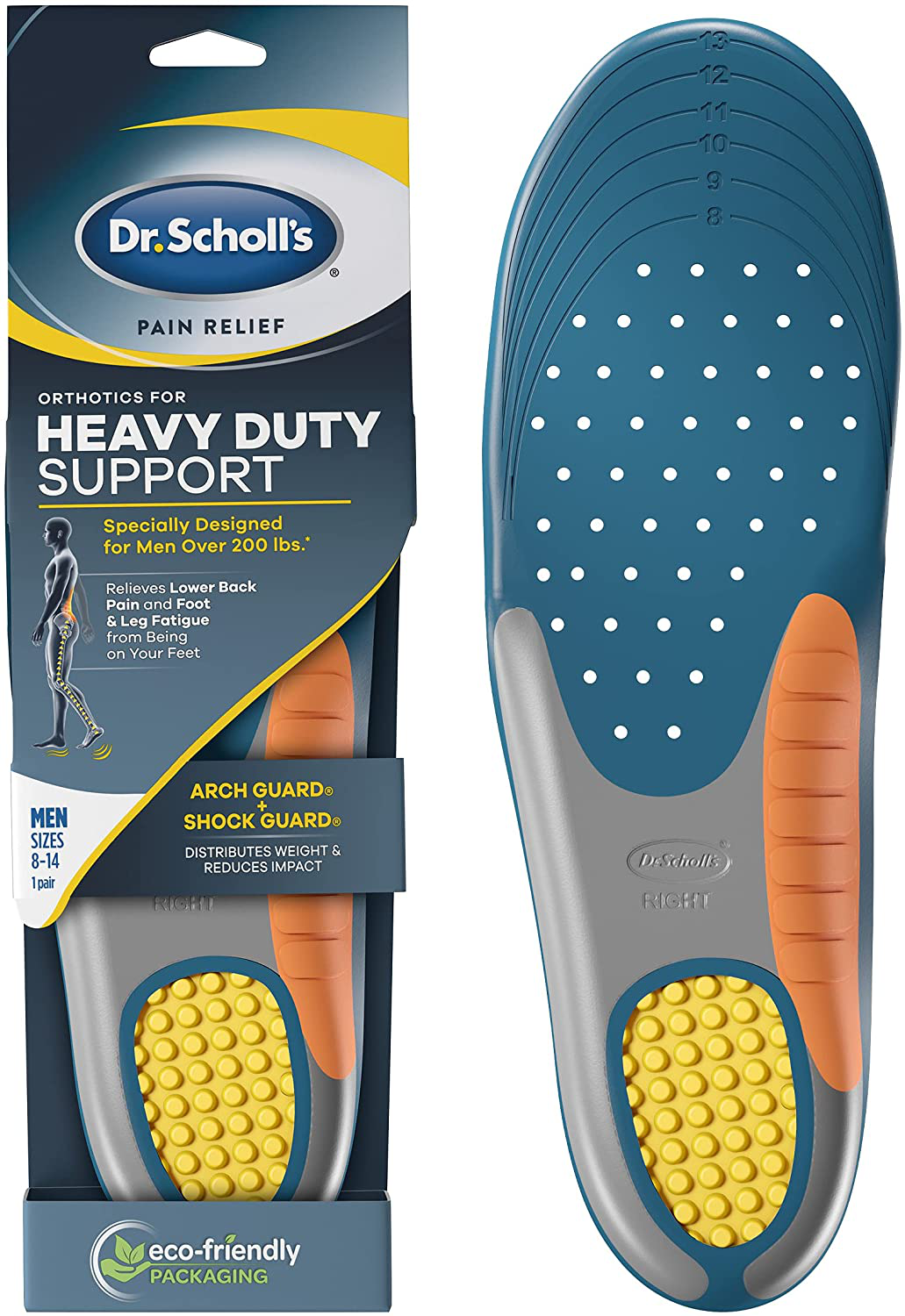 Dr. Scholl's Insoles for Women or Men Extra Support Pain Relief Orthotics Shoe Inserts