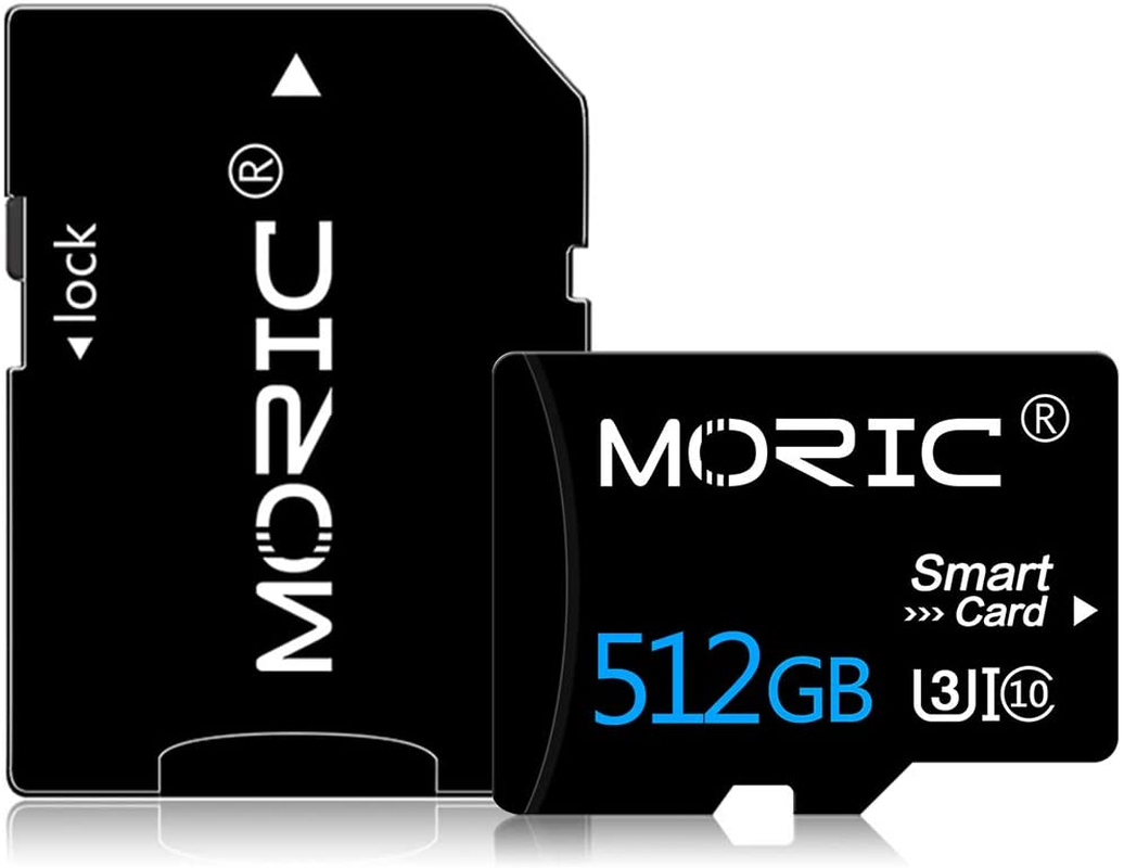 512GB Micro SD Card U3 SDXC Microsdxc High Speed Microsd Memory Card with Adapter for Smartphone,Camera and Drone