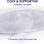SLEEP ZONE Quilted Mattress Pad Cover - Extra Thick Soft Fluffy Bedding Topper Pillow Top Upto 21 inch Deep Pocket, White, Queen