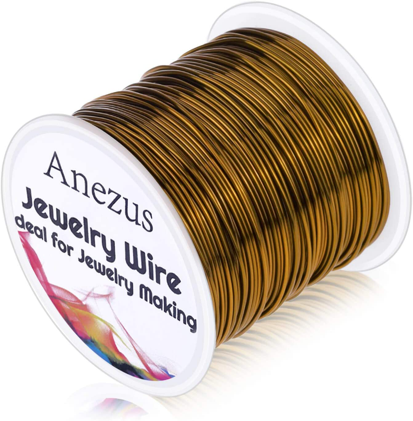 20 Gauge Jewelry Wire, Anezus Craft Wire Tarnish Resistant Copper Beading Wire for Jewelry Making Supplies and Crafting