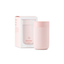 W&P Porter Ceramic Mug W/ Protective Silicone Sleeve, Blush 16 Ounces | On-The-Go | Reusable Cup for Coffee or Tea | Portable | Dishwasher Safe