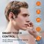 Wireless Earbud, Bluetooth Headphones 5.1 with Noise Cancellation, Hifi Stereo Sound Bluetooth Earbud, in Ear Headphones Wireless Charging, 30H Playtime, IPX7 Waterproof Earphones for Ios Android