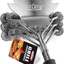 Grill Brush and Scraper Bristle Free – Safe BBQ Brush for Grill Best Rated – 18'' Stainless Grill Grate Cleaner - Safe Grill Accessories for Porcelain/Weber Gas/Charcoal Grill – Gifts for Grill Wizard