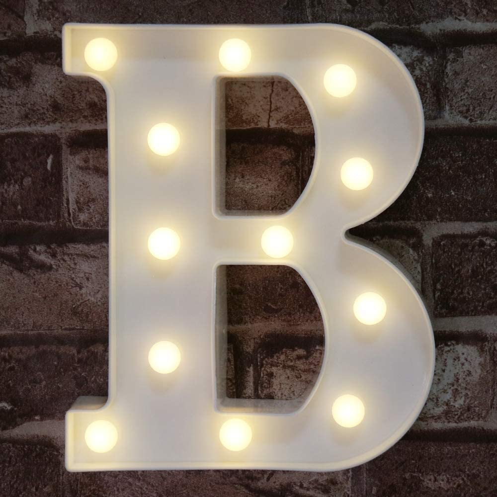 LED Marquee Letter Lights Sign, Light Up Alphabet Letter for Home Party Wedding Decoration