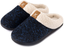 ULTRAIDEAS Women'S Cozy Memory Foam Slippers Fuzzy Wool-Like Plush Fleece Lined House Shoes W/Indoor, Outdoor Anti-Skid Rubber Sole