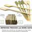 7 inch Bamboo wood wooden Paddle Picks Skewers for Cocktail，Fruit Kabobs，BBQ，Kitchen，Grilling，Barbeque Snacks.More Size Choices 3.5''/ 4.7''/ 7''/ 10'' (Pack of 100)