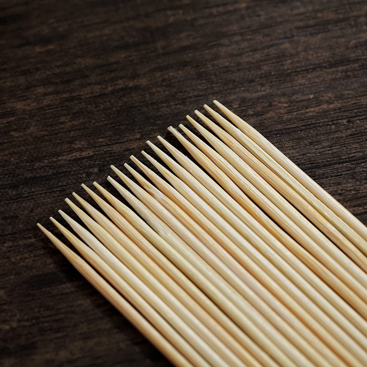 1200 Bamboo Wooden Toothpicks,Sturdy Safe Toothpick, Natural Wood Toothpicks,Used for Party, Appetizer, Barbecue, Fruit, Teeth Cleaning Toothpicks(4 Pack/1200 Piece)