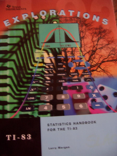Texas Instrument STATTI83 Statistics Handbook for TI-83