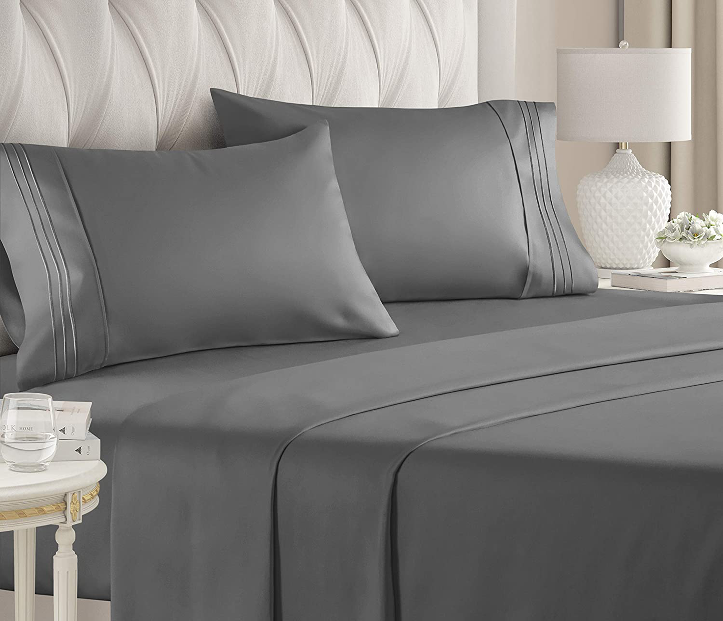 Hotel Luxury Bed Sheets - Extra Soft Bed Sheets - Deep Pocket Bed Sheets - Easy Fit - Breathable & Cooling - Wrinkle Free - Comfy