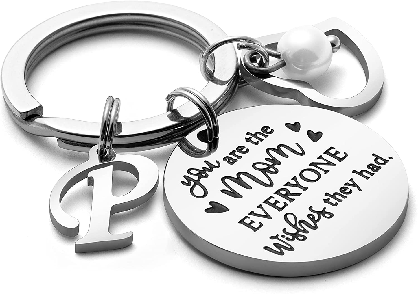 Gifts for Mom Birthday Key Chain Best Mom Thanksgiving Christmas Mother'S Day Key Ring from Daughter Son Jewelry