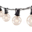 Guddl Outdoor String Lights 75ft Patio Lights with 80 G40 Bulbs (5 Spare), Connectable Globe String Lights for Party Tents Patio Gazebo Porch Deck Bistro Backyard Balcony Pergola Decor, Black Wire…