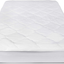 Micropuff King Mattress Pad Cover Fitted Quilted - Plush Down Alternative Fiber Fill Breathable Only Quality Fabrics Used Bed Protector - Deep Pocket Stretches up to 18 Inch (King Size 78x80)