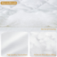 Twin Quilted Fitted Mattress Pad, 100% Waterproof Breathable Mattress Protector Stretches up to 21" Inches, Deep Pocket Cotton Snow Down Alternative Filling Mattress Cover