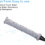 Eyliden Twist Mop & Refills Kit - Hand Release - Dry & Wet Mops for Hardwood, Tile Floor Cleaning - Easy to Wring, Include 2 Replacement Heads, 57.7inch Long Handle, Top Scouring Pad (Grey)