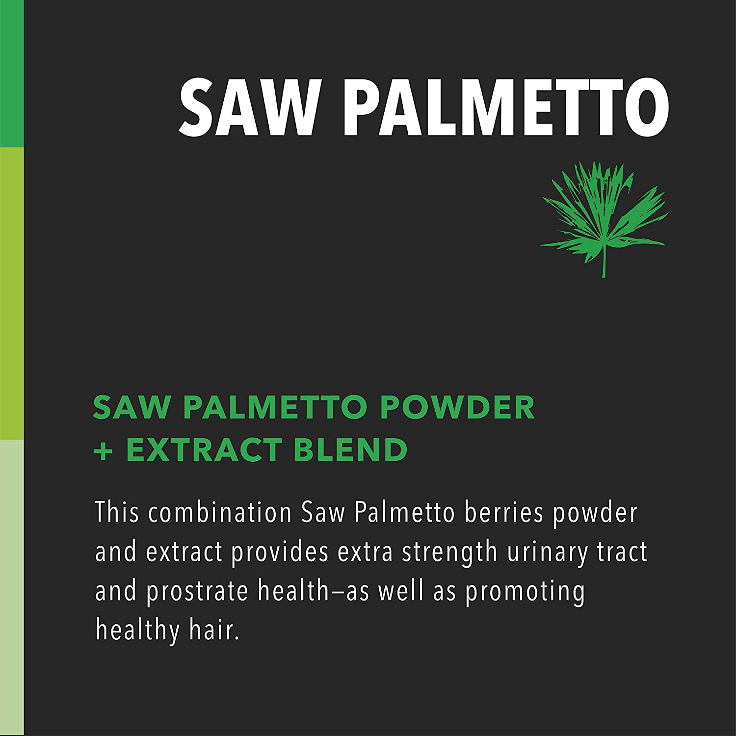 Saw Palmetto Prostate Supplements for Men as Potent DHT Blocker for Hair Growth and Beta Blocker to Decrease Frequent Urination (100 Count, Day Time)
