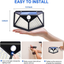 2 Pack 100 LED Solar Motion Sensor Outdoor Lights Outdoor with Wide Angle 