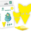Gideal 12-Pack Dual-Sided Yellow Sticky Traps for Indoor/Outdoor Use, Gnat Trap for Flying Plant Insect Such as Fungus Gnats, Whiteflies, Aphids, Fruit Fly, Leafminers, Etc - Garden Butterfly Shape