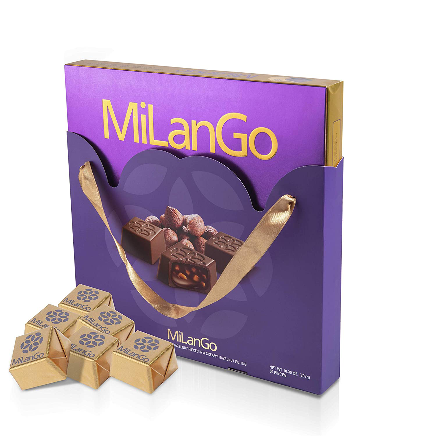 Milango Classic Pistachio Chocolate Gift Basket, Gourmet Christmas Holiday Corporate Food Gifts in Elegant Box, Thanksgiving, Halloween, Birthday or Get Well Baskets Idea for Men & Women