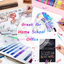 Tanmit Gel Pens Set Colored Pen Fine Point Art Marker Pen 36 Unique Colors for Adult Coloring Books
