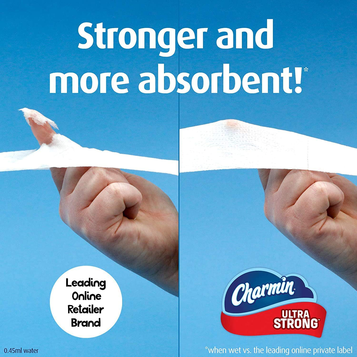 Charmin Ultra Strong Clean Touch Toilet Paper, 18 Family Mega Rolls = 90 Regular Rolls