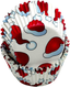 Chef Craft Paper Patterned Cupcake Liners, 50 Count, White/Red