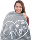 I Love You Mom Gift Blanket - Gifts for Mom - Birthday Gifts for Women - Unique Mom Gifts from Daughter or Son for Her Birthday, Mothers Day, or Christmas - Super Soft Throw 50" X 65" (Purple)