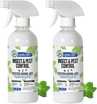 Mighty Mint 8oz Insect and Pest Control Peppermint Oil - Natural Spray for Spiders, Ants, and More - Non-Toxic (2)