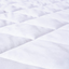 Abit Comfort Mattress cover, Quilted fitted mattress pad queen fits up to 20" deep hypoallergenic comfortable soft white cotton-poly