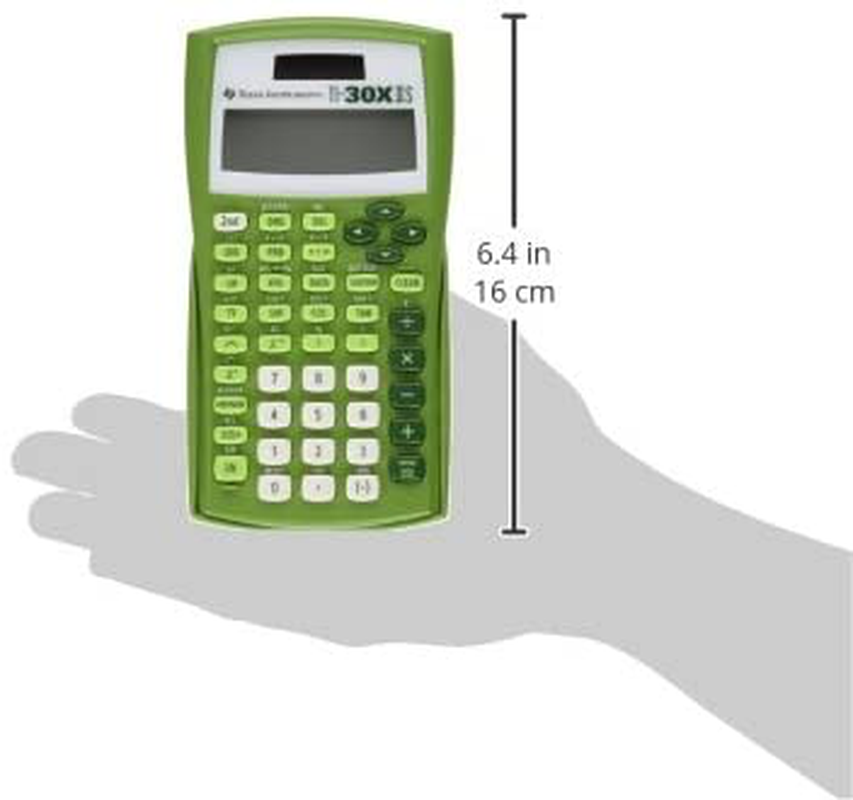 Texas Instruments TI-30X IIS 2-Line Scientific Calculator, Lime Green