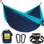 Wise Owl Outfitters Camping Hammocks - Portable Hammock Single or Double Hammock for Outdoor, Indoor W/ Tree Straps - Backpacking, Travel, and Camping Gear