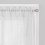 Curtainfresh Odor Neutralizing Sheer Voile Grommet Window Curtain for Bedroom or Living Room (1 Panel), 59 in X 84 In, White