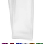 200 Clear Treat Bags 5x11 with Twist Ties 6 Mix Colors - 1.4mils Thickness OPP Plastic Poly Gift Bags (5'' x 11'')