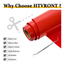 Heat Transfer Vinyl Red HTV Rolls - 12" x 15ft Red Iron on Vinyl for Cricut & Silhouette Cameo Easy to Cut & Weed for Heat Vinyl Design