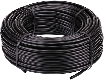 Raindrip 052050 1/2" X500'Drip Water Hose, 1/2-Inch, Black Polyethylene, 500 Ft