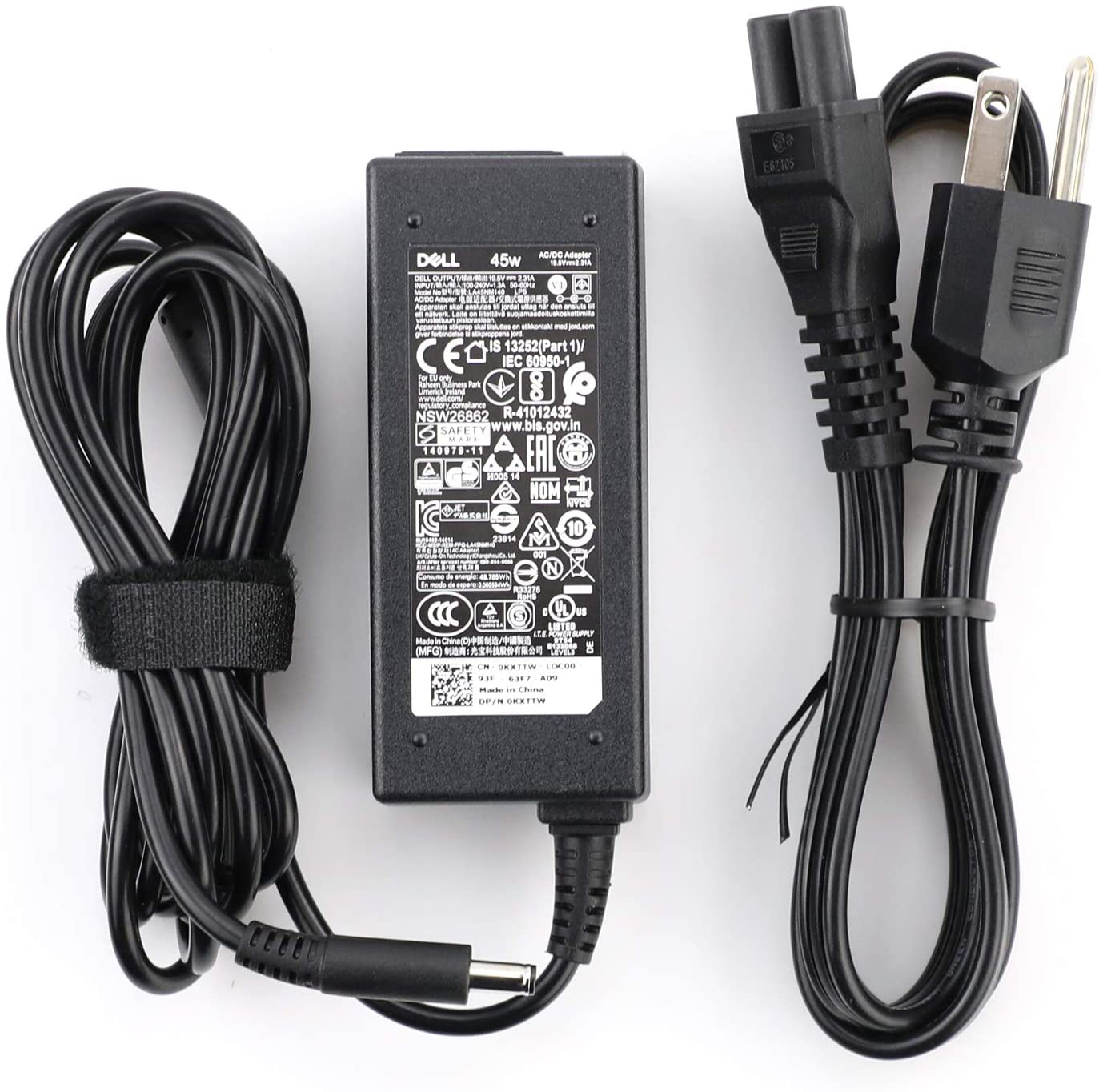 New Genuine Inspiron 11 13 14 15 Laptop Charger 45W(watt) Slim AC Power Adapter(LA45NM140/0KXTTW/0285K) for Dell Inspiron 3000 5000 7000 Series Charger ���