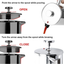 Secura French Press Coffee Maker, 304 Grade Stainless Steel Insulated Coffee Press with 2 Extra Screens, 12oz (0.35 Litre), Silver (SFP-12DS)
