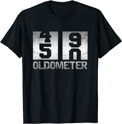 Oldometer 49-50 Shirt 50th Birthday Gift Shirt Men Women T-Shirt