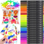 Fabric Marker, Emooqi 24 Colors Textile Marker , No Bleed Fabric Pen Permanent and Washable T-Shirt Marker