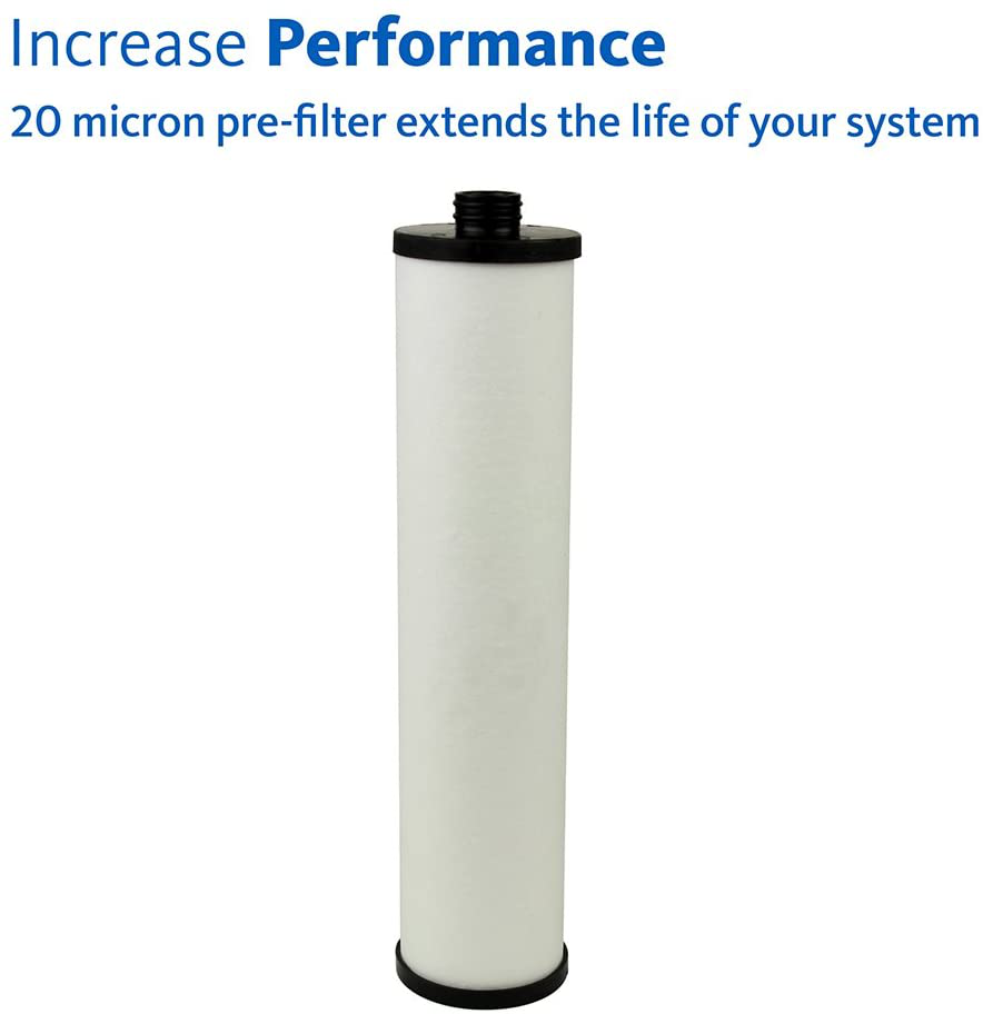 Aquasana AQ-5300+R 3-Stage Max Flow Under Sink Water Filter Replacements, 3 Count (Pack of 1), White, Yellow, Black