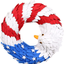 Souarts Independence Day Wreath, Front Door America Flag Eagle Patriotic Wreath for Indoor Outdoor, Home Office Wall Holiday Independence Day American Flag Wreath Decor
