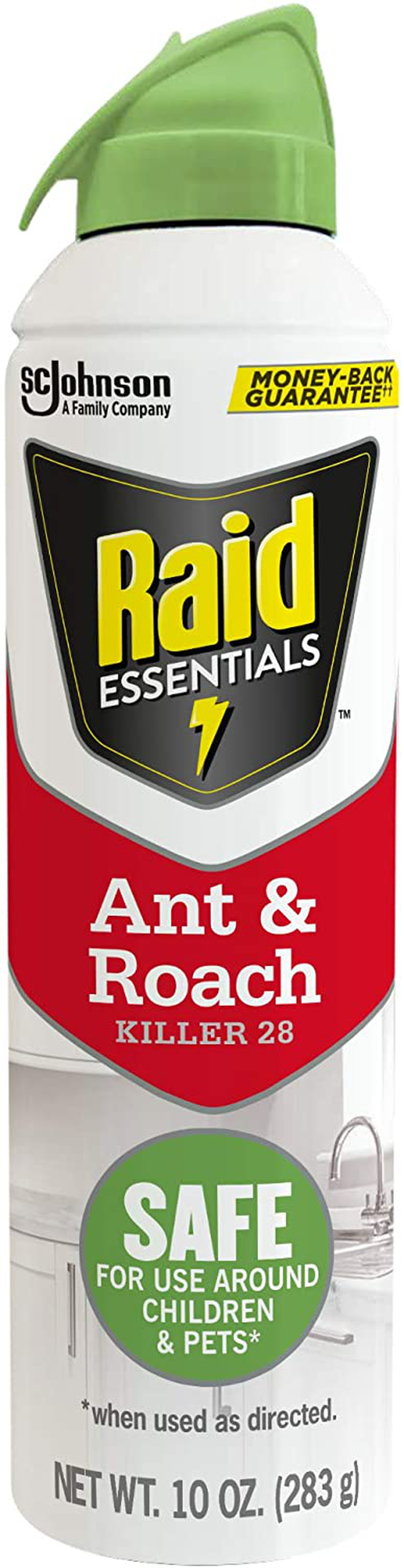 Raid Essentials Ant & Roach Killer, Child & Pet Safe, for Indoor Use, 10 Ounce