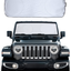 EcoNour Car Windshield Sun Shade with Storage Pouch Durable 240T Material Car Sun Visor for UV Rays and Sun Heat Protection