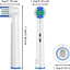 Electric Toothbrush Replacement Heads Compatible with Oral B Precision Clean Electric Toothbrush Soft Bristles Brush Heads