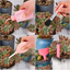 Succulent Tools,24 Pcs Mini Garden Tools Set,Transplanting Tools Miniature Succulent Hand Tools Set with Plant Potting Tarp Mat, Succulent Kit for Indoor Outdoor Miniature Fairy Garden Plant Care